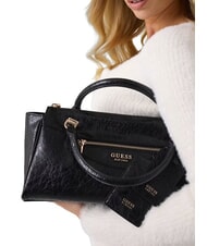 GUESS ANTONIA Geantă de m&acirc;nă, cu curea de umăr BLACK - Genți femei - 7