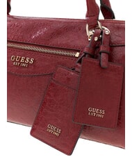 GUESS ANTONIA Geantă de m&acirc;nă, cu curea de umăr RED - Genți femei - 5