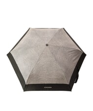 BORBONESE LOGO Mini umbrelă manuală negru / natural op - Umbrele - 2