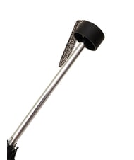 BORBONESE LOGO Mini umbrelă manuală negru / natural op - Umbrele - 4