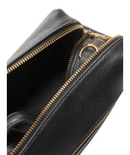 BORBONESE TRUNK BAGS Geantă de m&acirc;nă cu curea de umăr negru / natural op - Genți femei - 5