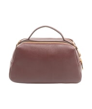 BORBONESE TRUNK BAGS Geantă de m&acirc;nă cu curea de umăr merlot/natural op - Genți femei - 3