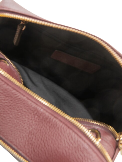 TRUNK BAGS Geantă de m&acirc;nă cu curea de umăr merlot/natural op - Genți femei
