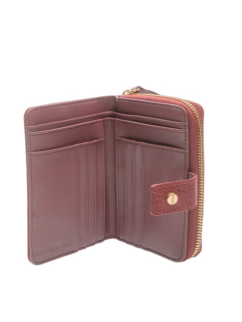 FLEXOS SOFT Portofel mediu merlot - Portofele femei