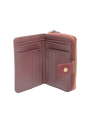 BORBONESE FLEXOS SOFT Portofel mediu merlot - Portofele femei - 2
