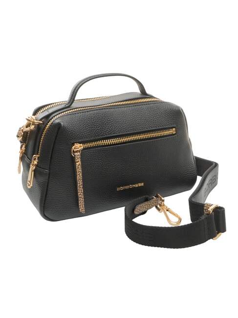 TRUNK BAGS Geantă de m&acirc;nă cu curea de umăr negru / natural op - Genți femei