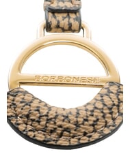 BORBONESE LOGO Breloc cu logo gravat op / natu - Portchei - 2