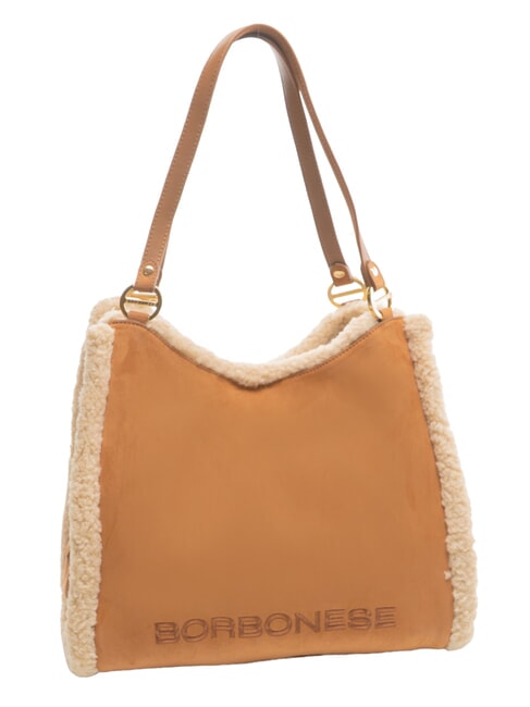SUEDE LOGO Geantă de cumpărături de umăr Piele - Genți femei