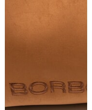 BORBONESE SUEDE LOGO Geantă de cumpărături de umăr Piele - Genți femei - 3
