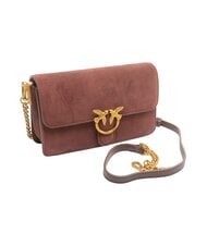 PINKO LOVE ONE SLOUCHY Geantă de umăr mini, din piele - Genți femei