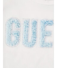GUESS KIDS Tricou cu m&acirc;necă scurtă alb purpuriu - Tricou copil - 2