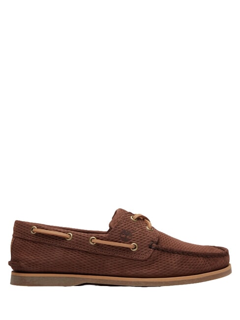 CLASSIC BOAT  Pantofi din piele intoarsa piele &icirc;ntoarsă maro &icirc;nchis - Pantofi bărbați
