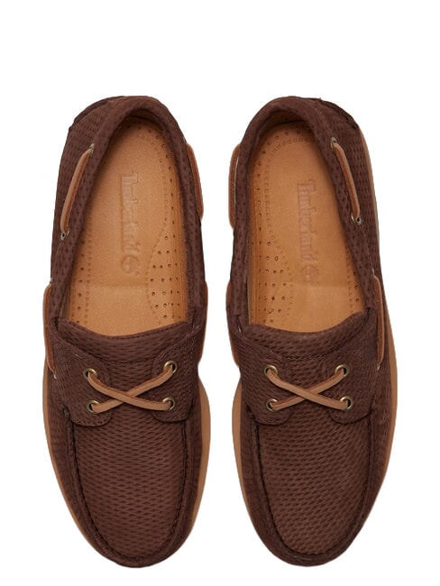 CLASSIC BOAT  Pantofi din piele intoarsa piele &icirc;ntoarsă maro &icirc;nchis - Pantofi bărbați