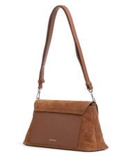 COCCINELLE NIKLA SUEDE BIMATERIAL Geantă de umăr coniac - Genți femei - 3