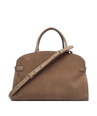 COCCINELLE SABINE SUEDE BICOLOR Geantă de m&acirc;nă, cu curea de umăr taupe cald - Genți femei - 3