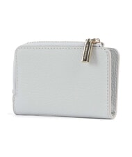 COCCINELLE METALLIC SOFT Suport card din piele zăpadă - Portofele femei - 3