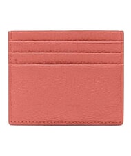 COCCINELLE METALLIC SOFT  Suport plat pentru card din piele argilă roz - Portofele femei - 3