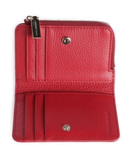 COCCINELLE METALLIC SOFT Suport card din piele rubin - Portofele femei - 2
