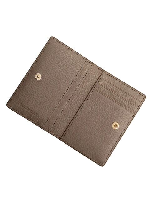 METALLIC SOFT Portofel din piele taupe cald - Portofele femei