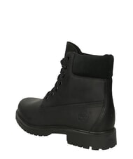 TIMBERLAND 25 Ghete din piele cu șireturi negru plin de cereale - Pantofi bărbați - 4