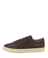 TIMBERLAND DOR PARK Adidași din piele maro &icirc;nchis, fibră integrală - Pantofi bărbați - 2