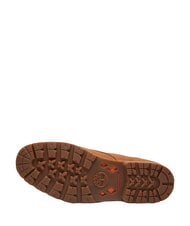 TIMBERLAND BRITTON SQUARE Ghete joase cu șireturi din piele piele &icirc;ntoarsă ruginie - Pantofi bărbați - 6