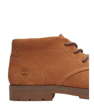 TIMBERLAND BRITTON SQUARE Ghete joase cu șireturi din piele piele &icirc;ntoarsă ruginie - Pantofi bărbați - 7