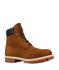 TIMBERLAND PREMIUM Ghete din piele cu șireturi portocale - Pantofi bărbați - 4