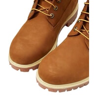 TIMBERLAND PREMIUM Ghete din piele cu șireturi portocale - Pantofi bărbați - 6