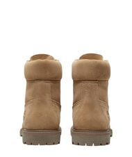 TIMBERLAND PREMIUM Ghete din piele cu șireturi bej mediu - Pantofi femei - 5
