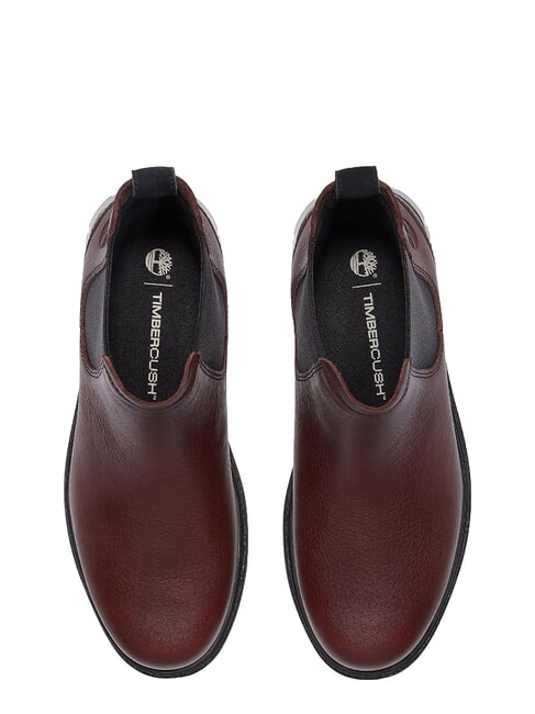 CAMBRIA VALLEY Ghete din piele pentru gleznă burgundy fullgrain - Pantofi femei