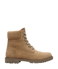TIMBERLAND PREMIUM Ghete din piele cu șireturi bej mediu - Pantofi femei - 2