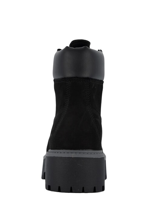 STONE STREET PLATFORM WP Botine din piele impermeabila Jetblack - Pantofi femei