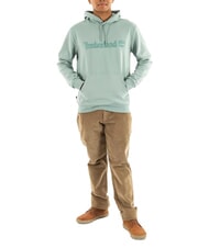 TIMBERLAND EMBROIDERY TONAL Hanorac cu gluga albastru argintiu - hanorace - 4