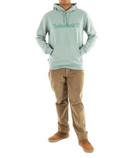 TIMBERLAND EMBROIDERY TONAL Hanorac cu gluga albastru argintiu - hanorace - 5