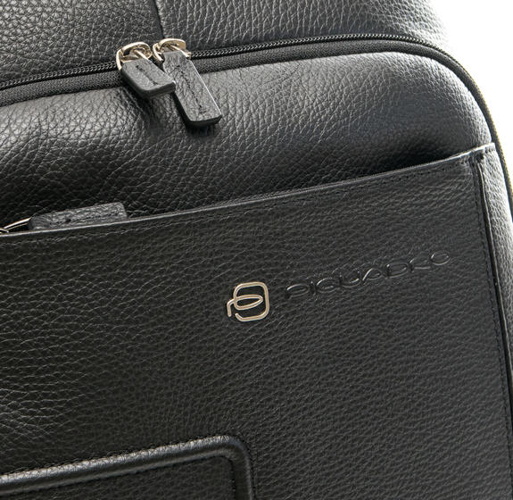 Rucsac VIBE out line, din piele, suport pentru notebook până la 13 " negru - Rucsacuri pentru laptop