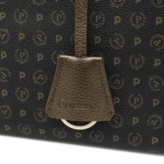 Heritage Bronze Geantă de mână, cu curea de umăr negru de bronz - Genți femei