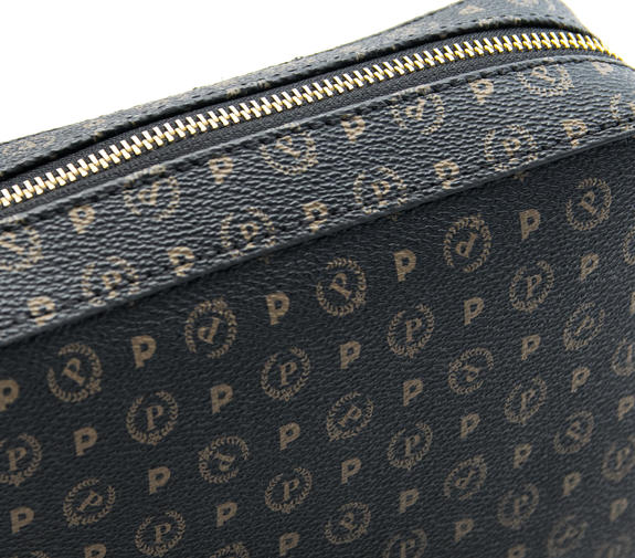 Tapiro Geantă pentru umăr negru de bronz - Genți femei