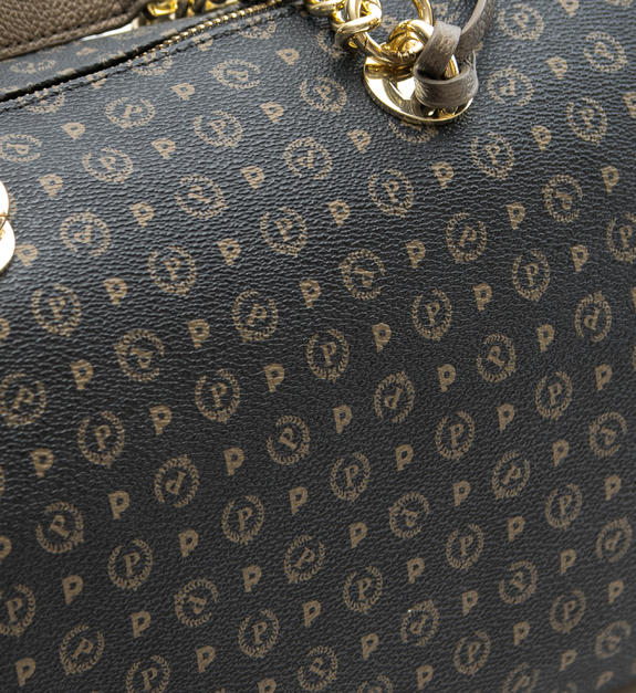 Tapiro Geantă de mână, cu curea de umăr negru de bronz - Genți femei