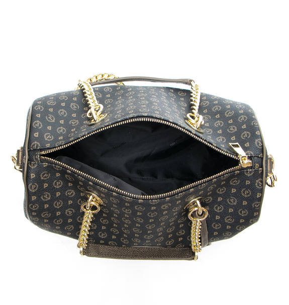 Tapiro Geantă de mână, cu curea de umăr negru de bronz - Genți femei