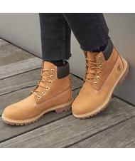 TIMBERLAND Ghete de gleznă 6 INCH PREMIUM, &icirc;n nubuc galben - Pantofi femei - 9