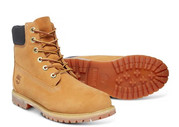 Ghete de gleznă 6 INCH PREMIUM, &icirc;n nubuc galben - Pantofi femei